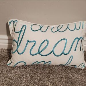 DREAM Throw pillow by Thro Marlo Lorenz